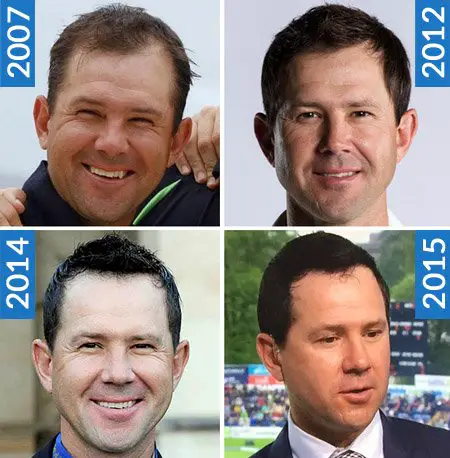 Ricky Ponting hair