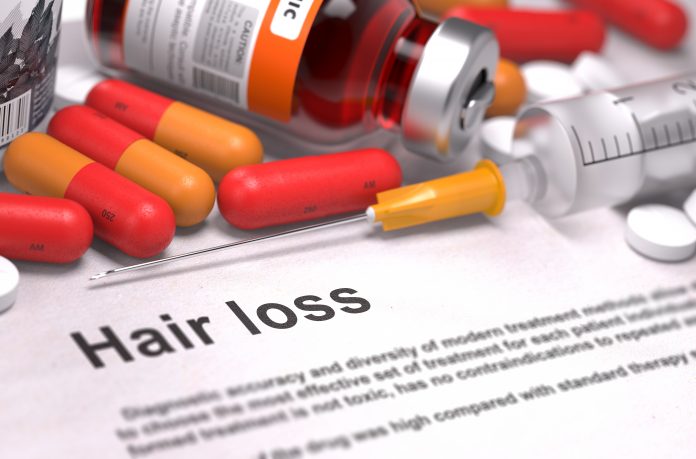 Hair Loss. Medical Concept.