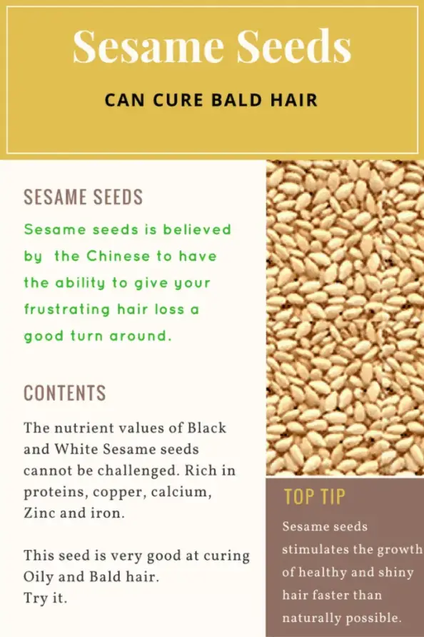 Sesame Seeds for Hair Loss