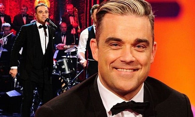 Robbie Williams hair transplant