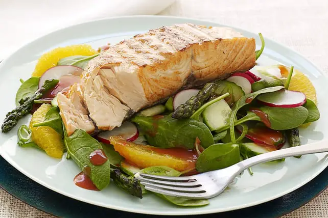 salmon salad for hair loss