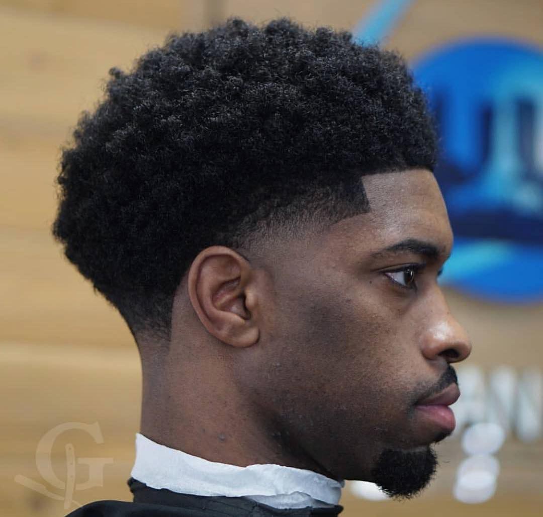 Afro Taper Fade For Black Boys