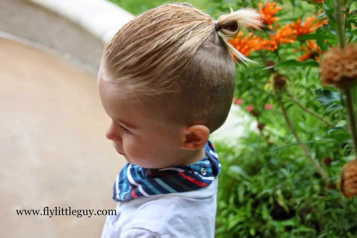 Baby Man Bun with Undercut