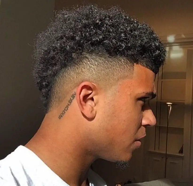 Baseball Haircuts with Curly Mohawk