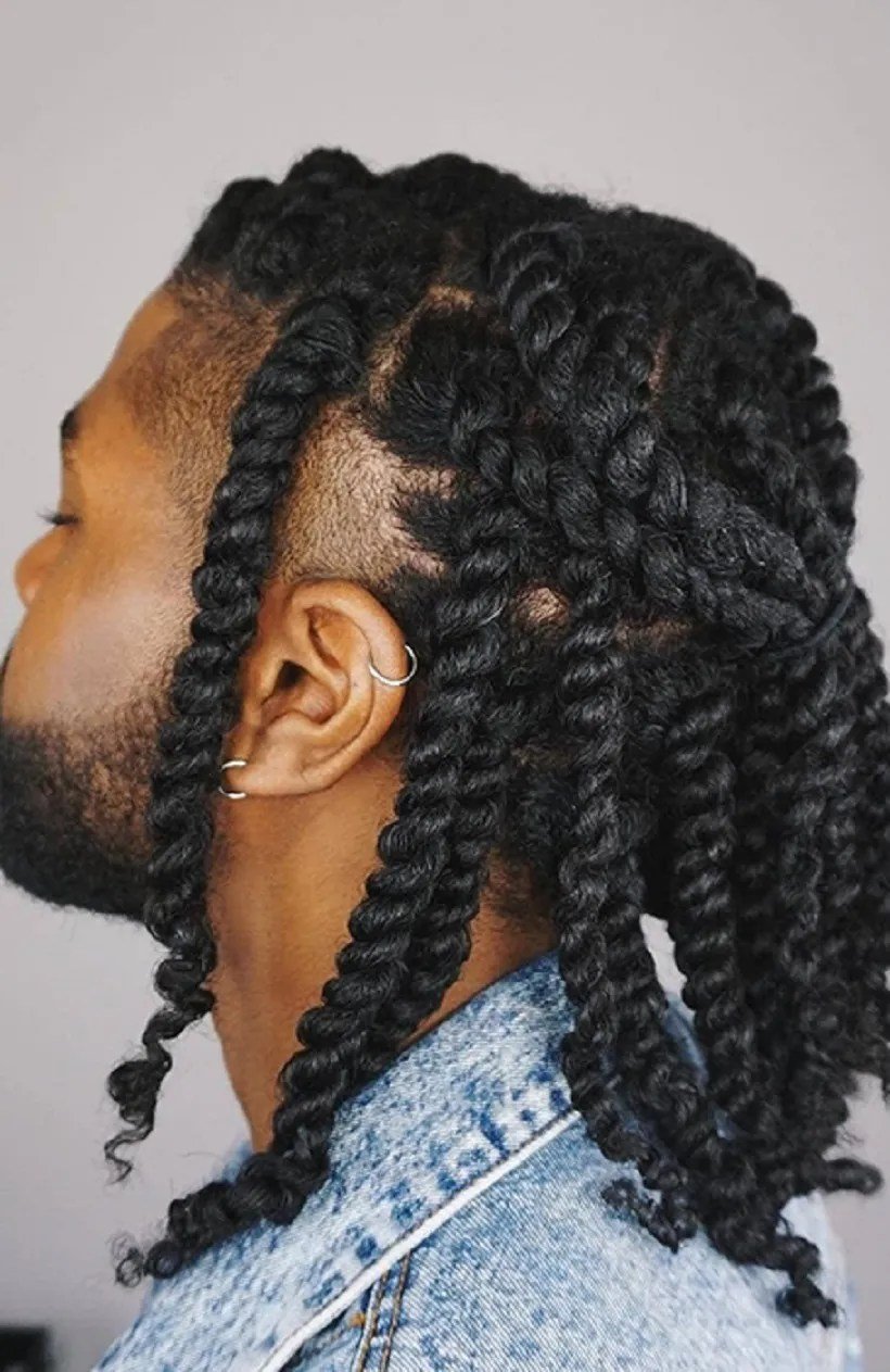 Black Male Hair Twists