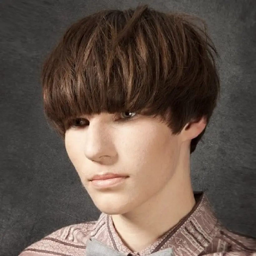 Bowl Haircut with Bangs