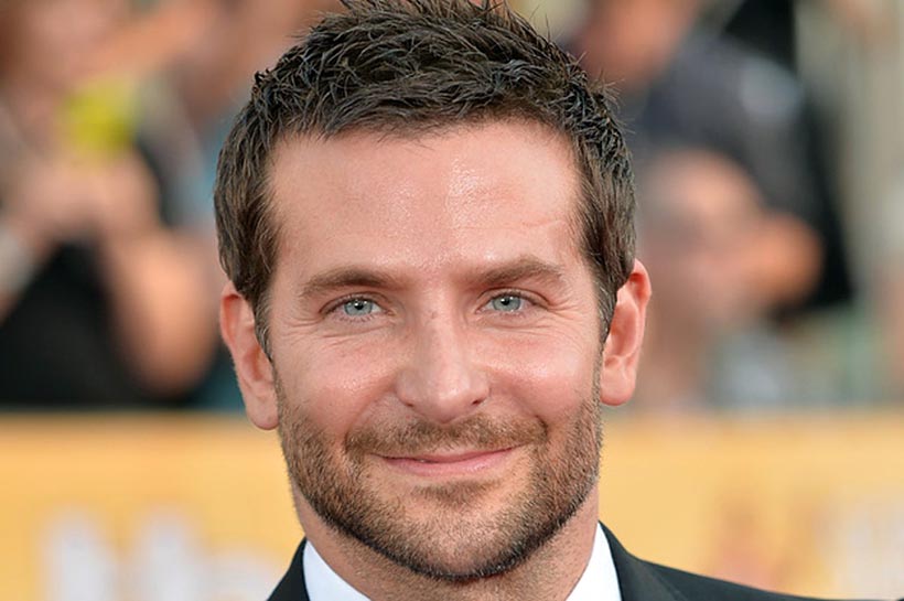 Bradley Cooper Haircut Short with Messy Style
