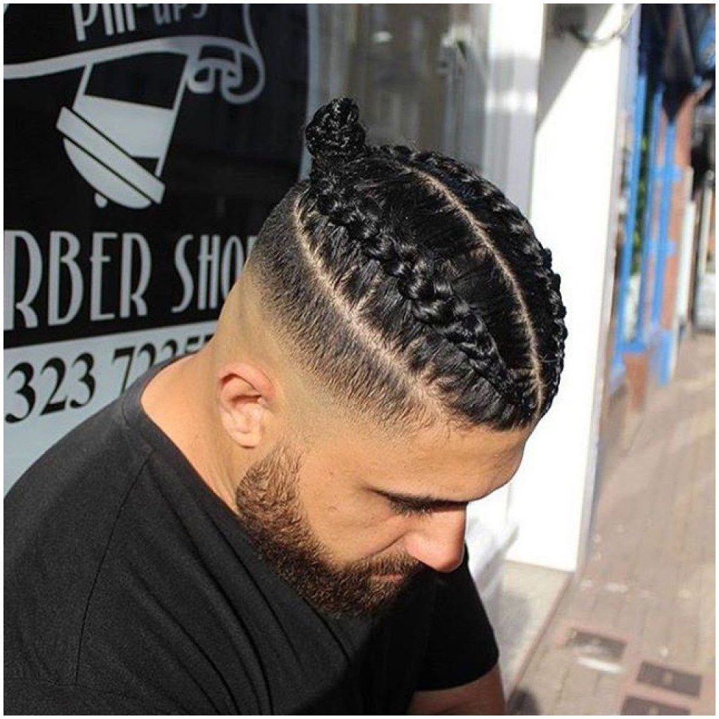 Braided Topknot for Men