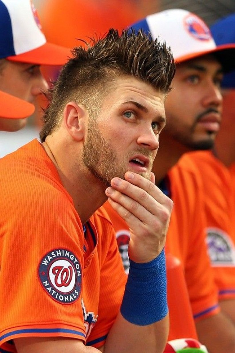 Bryce Harper Haircut Faux hawk