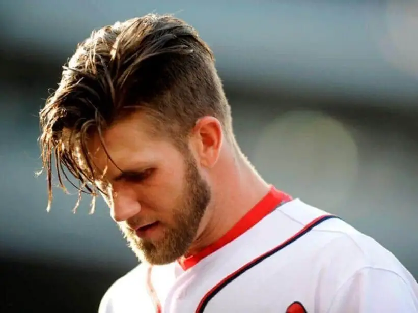 Bryce Harper Haircut with Bangs