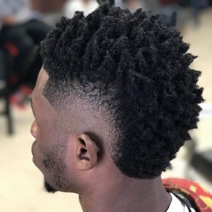 Burst Fade Mohawk