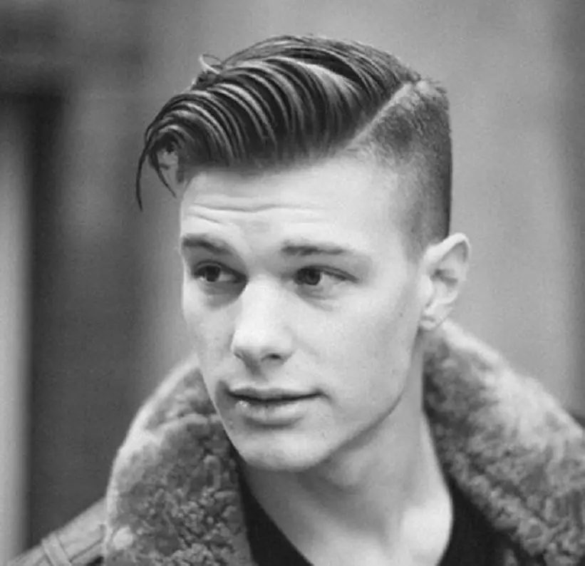 Buzzed Sides with Long Top