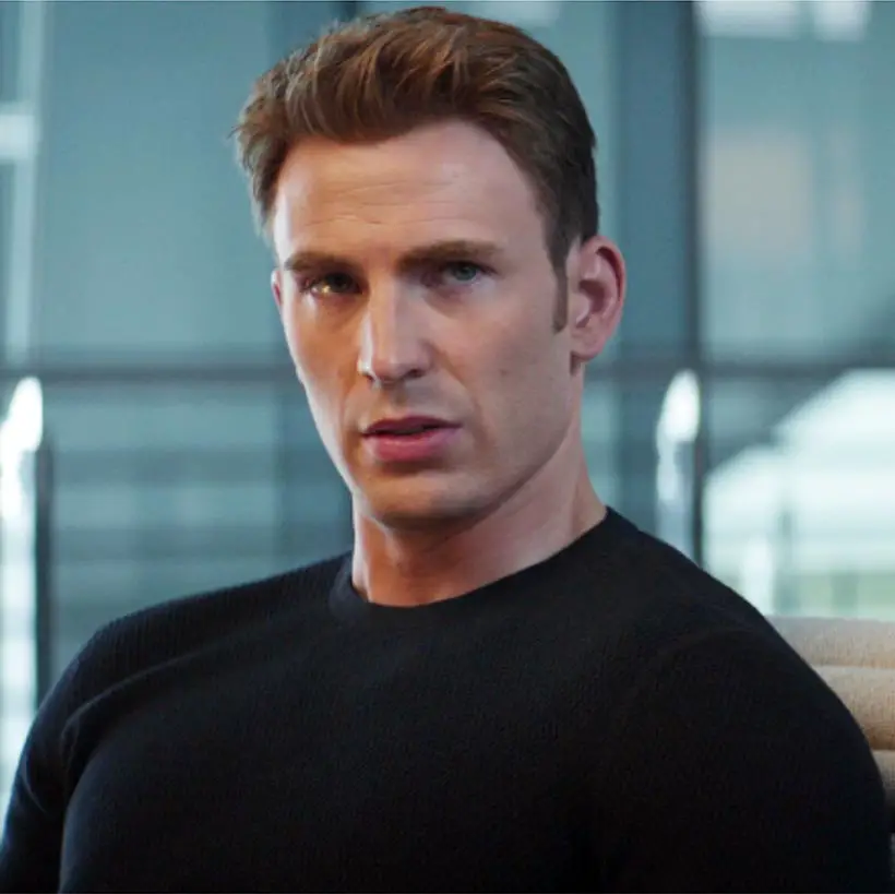 Chris Evans Civil War Haircut with Side Swept