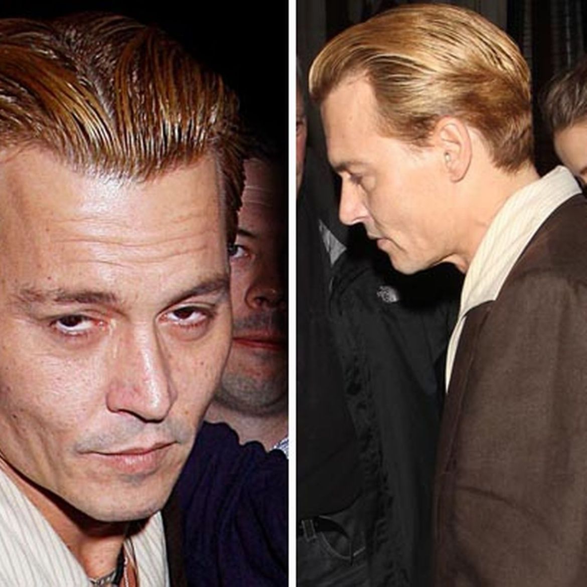 Comb over Johnny Depp hairstyle