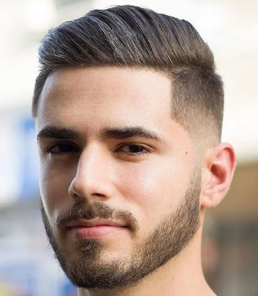 CombOver Short Textured Haircut for Men
