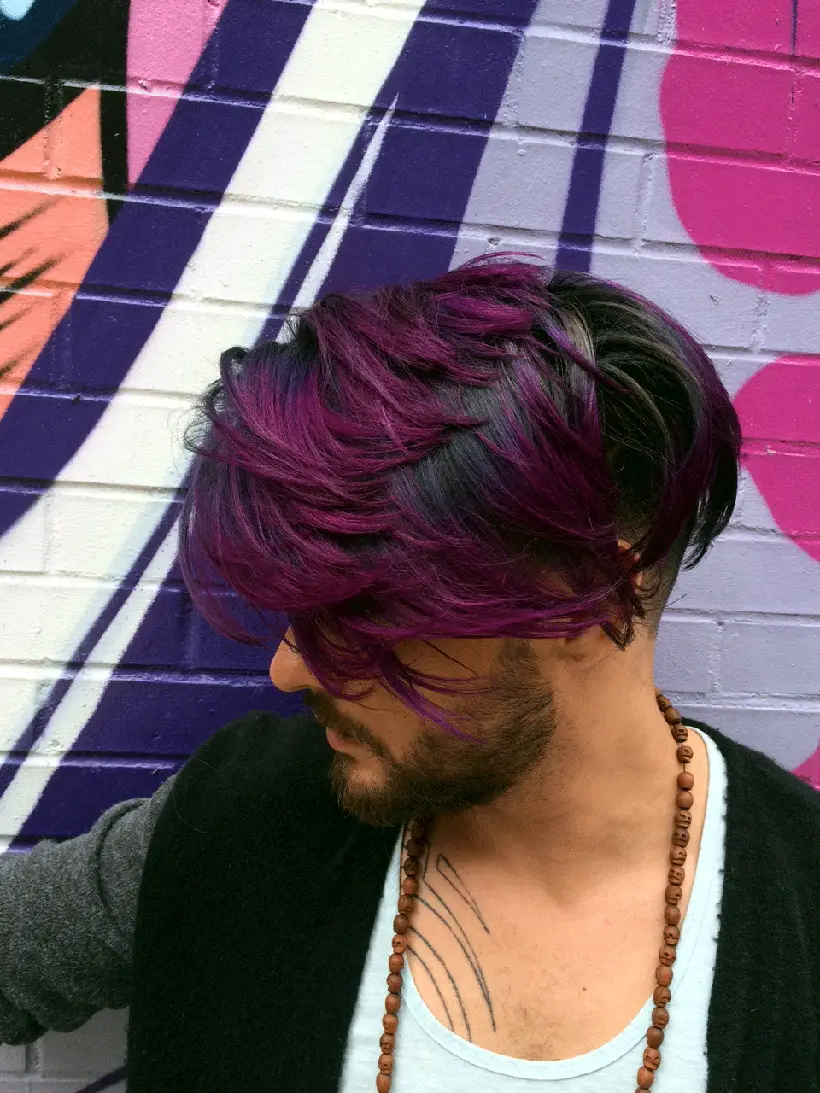 Dark Purple Hair Dye Men