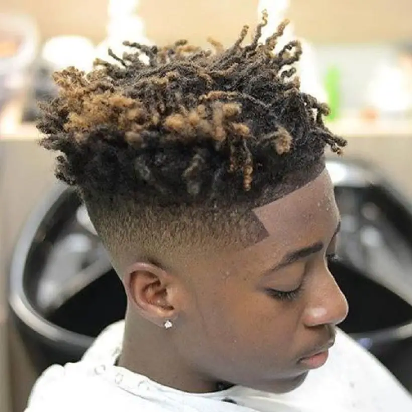 Dreaded High Top Fade