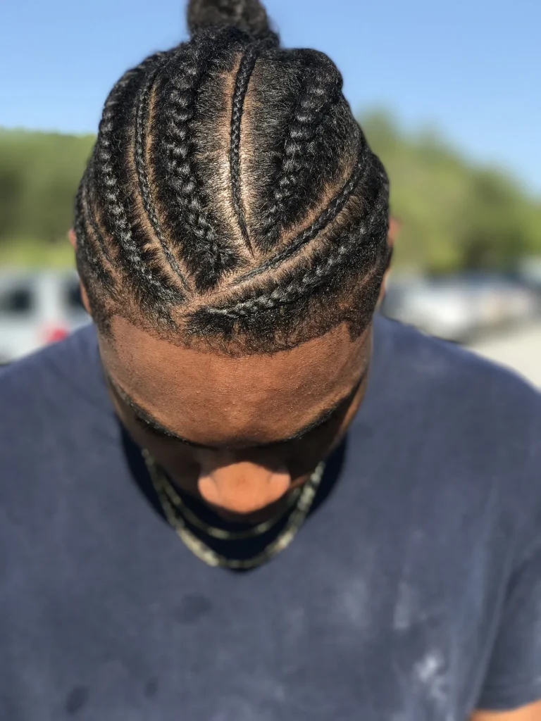 10 Eye-Catching French Braids Man Bun That Easy To Do