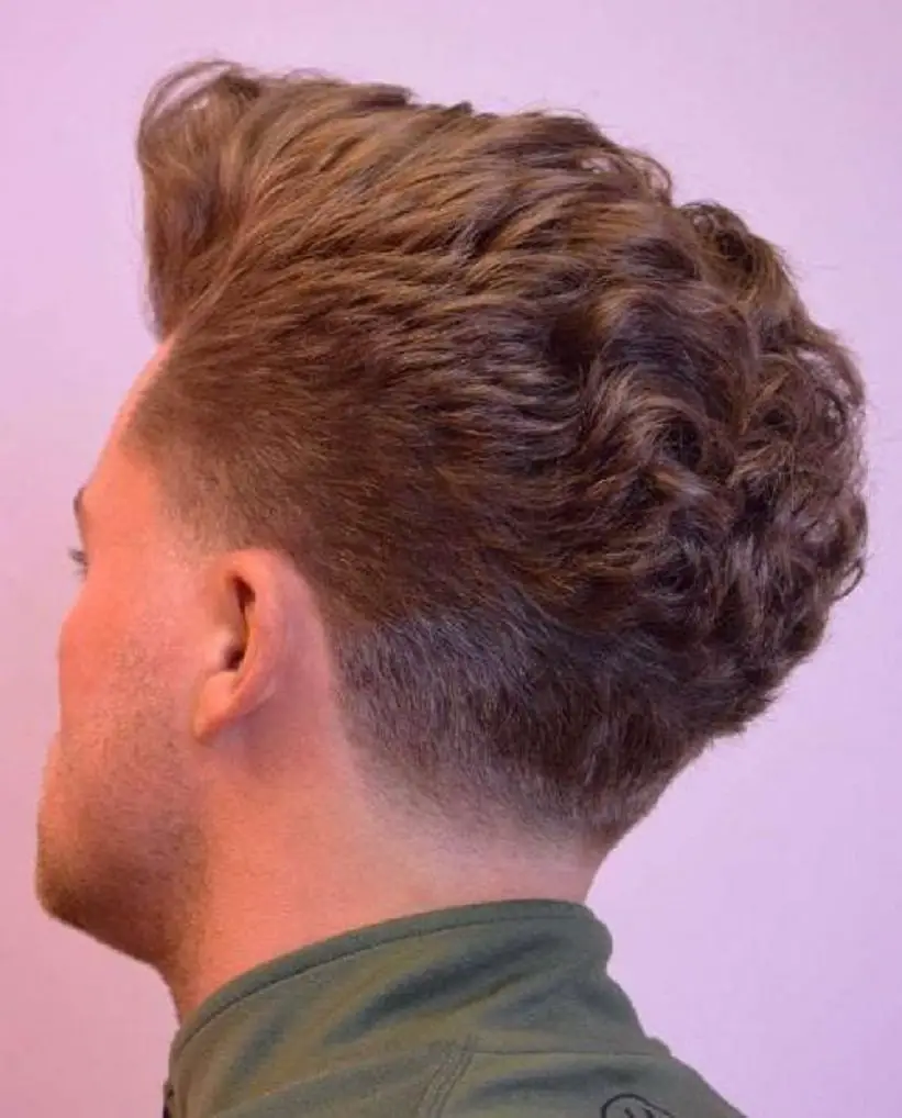 Front Volume and Curly Ducktail