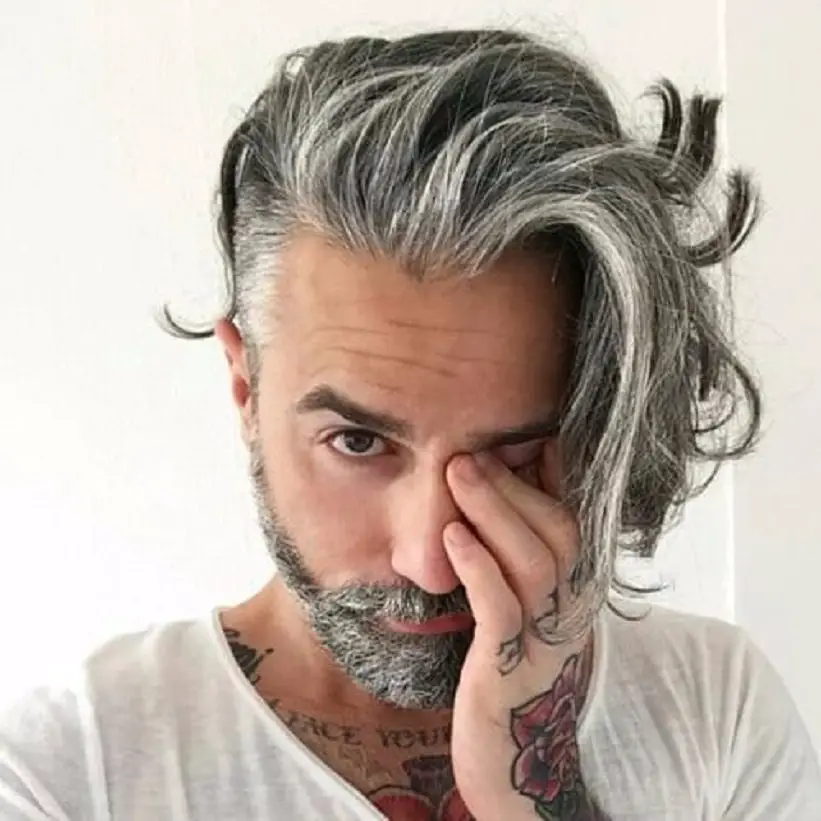 Gray Gradient Hairstyles