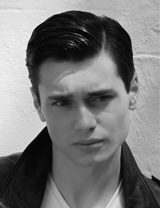 Greaser Style for Short Black Haircut