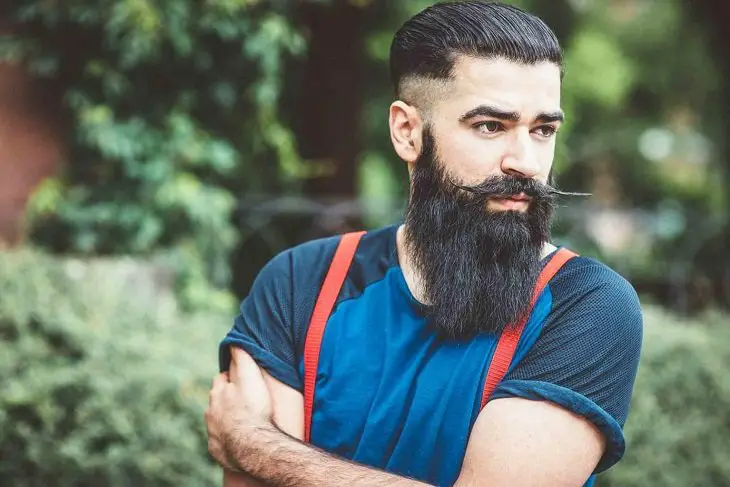 Handlebar Mustache with Full Latino Beard Styles