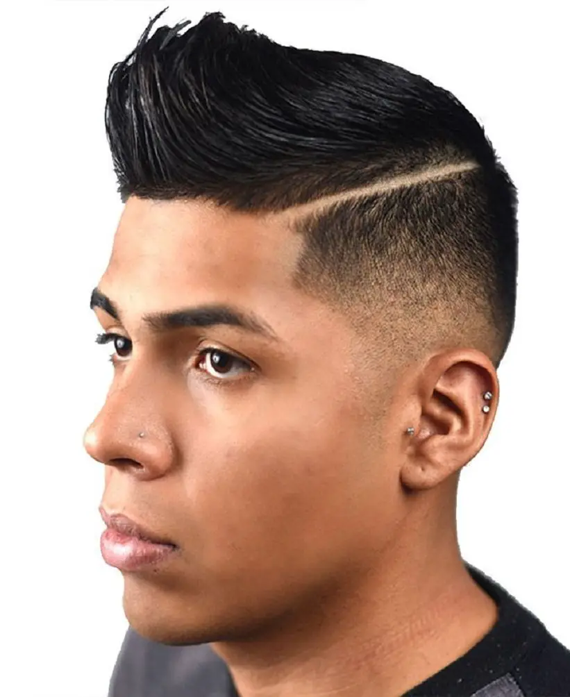 High Fade with Clean Lines