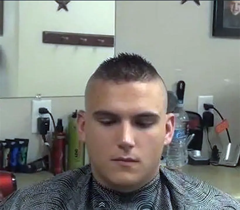 Jarhead Haircut Long On Top, Buzzed Sides and Back