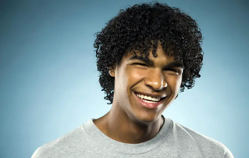 Jheri Curl 70s men hairstyle