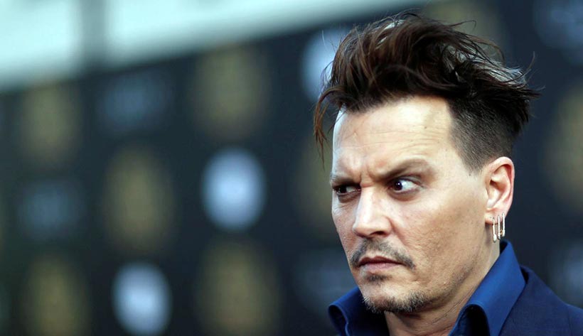 Johnny Depp Undercut