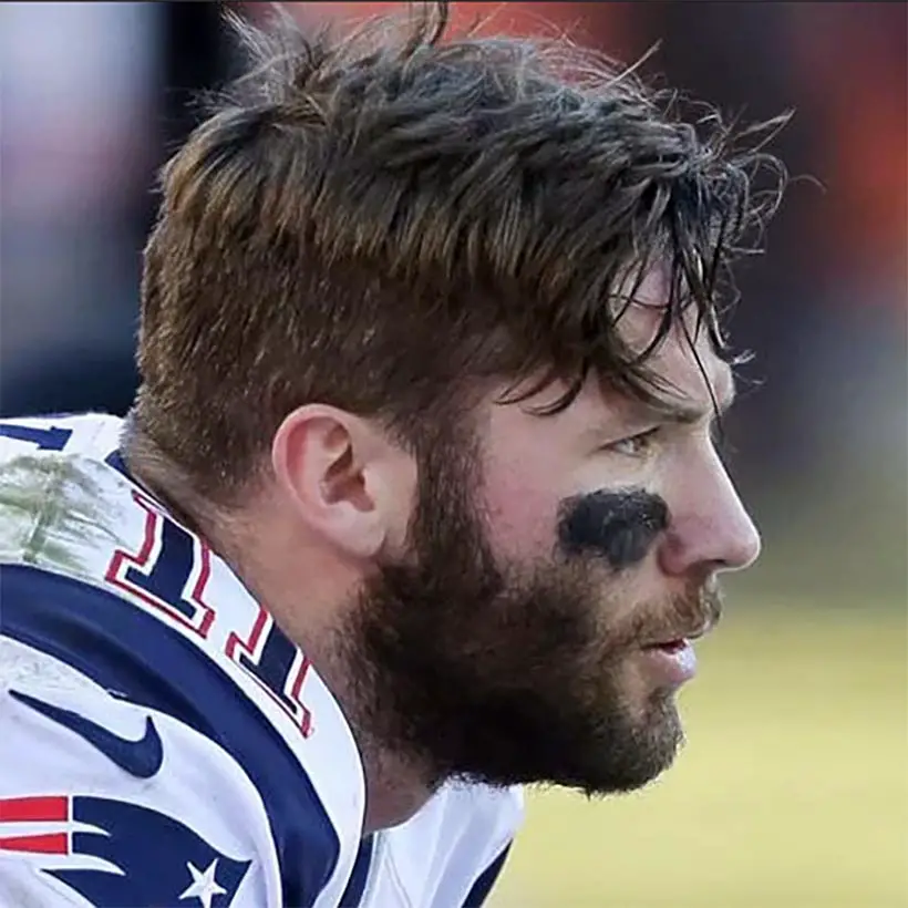 Julian Edelman A more natural look