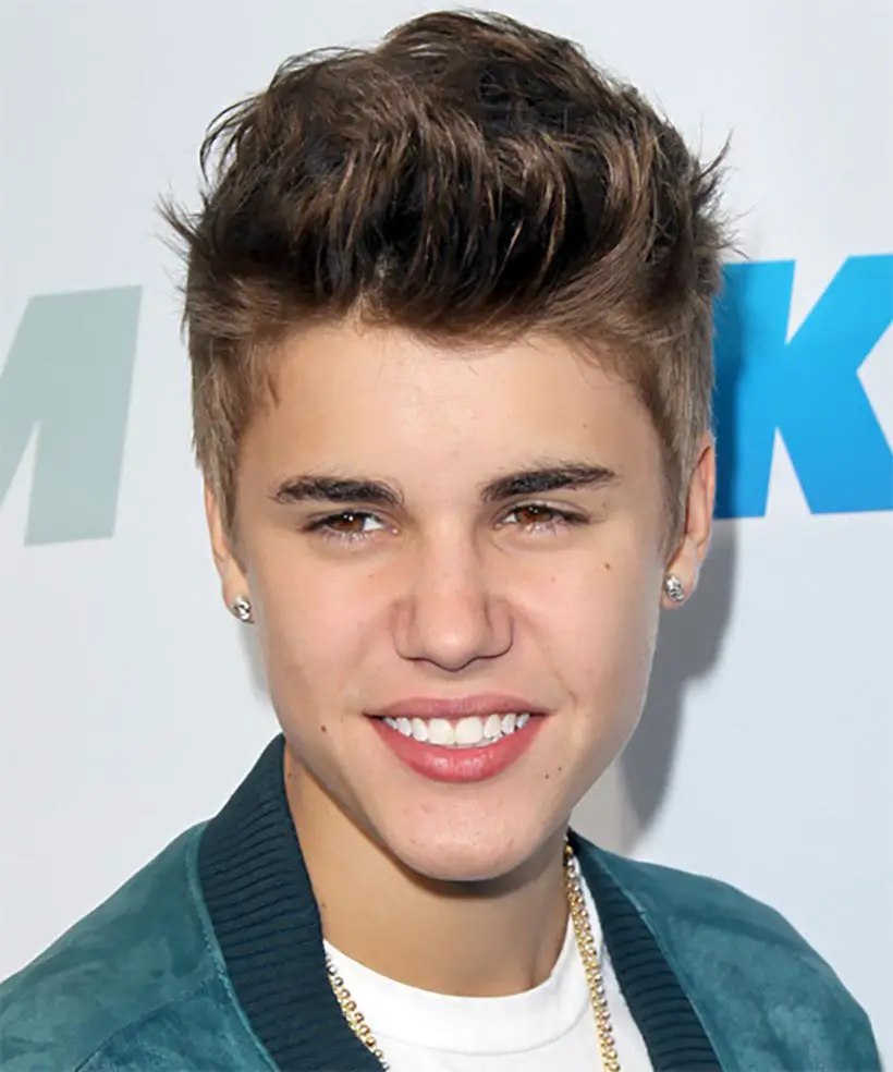 Justin Beiber Short and Formal Hairstyle
