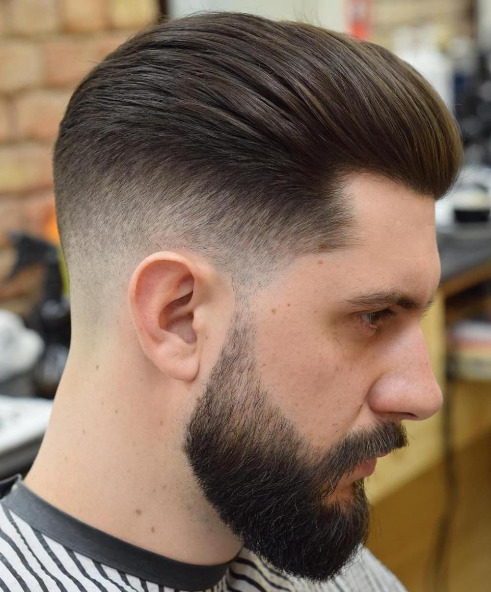 Long Top Temple Fade