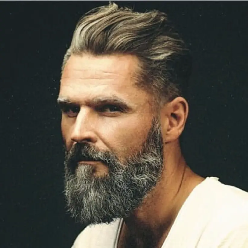 Loose Hairstyle for Older Men