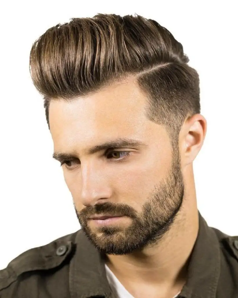 Loose Pompadour Style