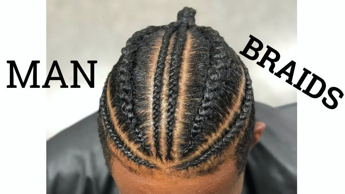 Man Bun with Braids