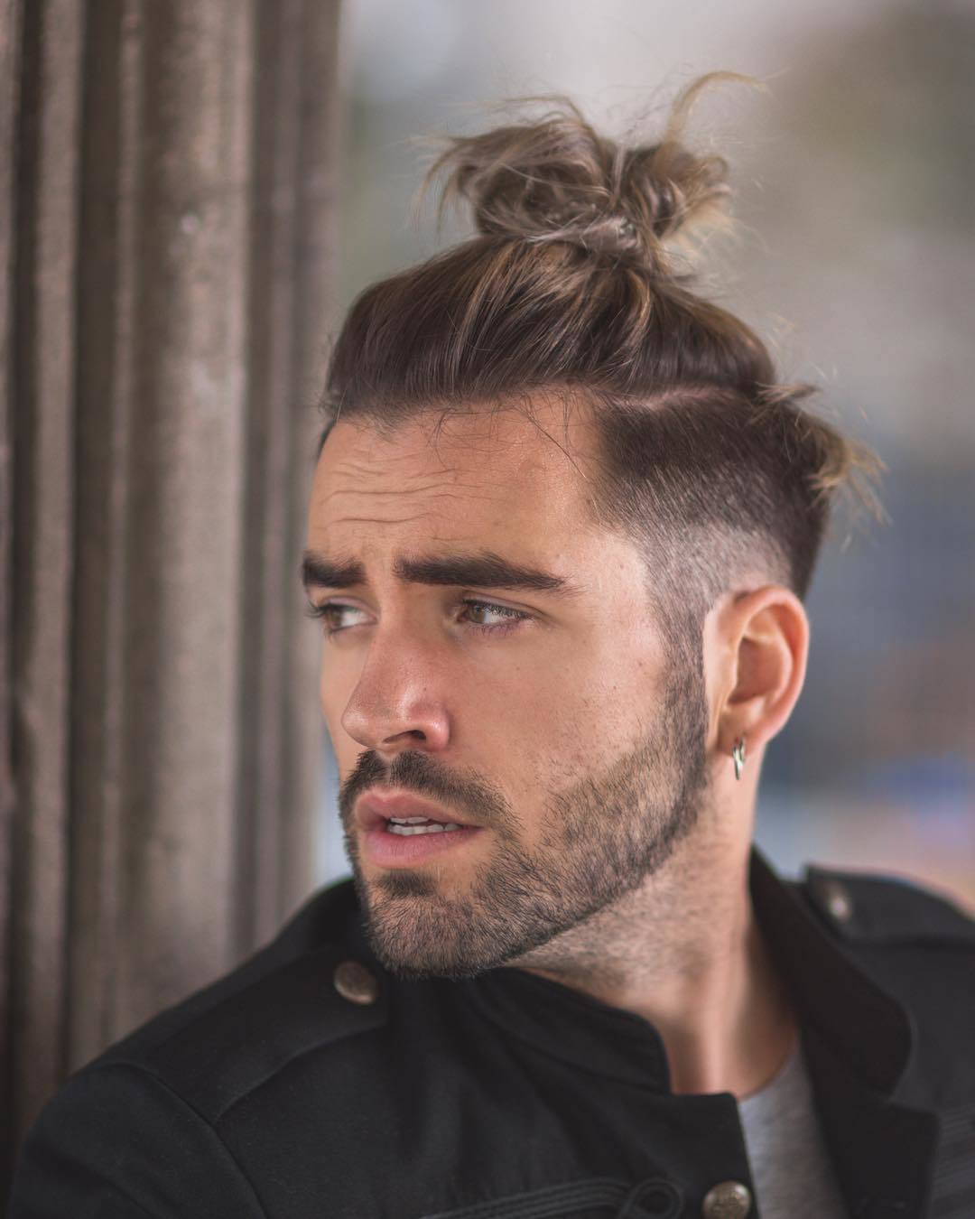 Messy Man Bun