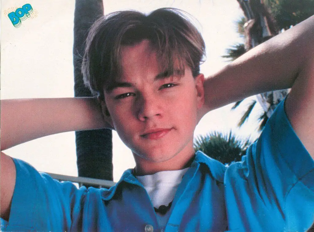 Middle Part Leonardo Dicaprio Hairstyles