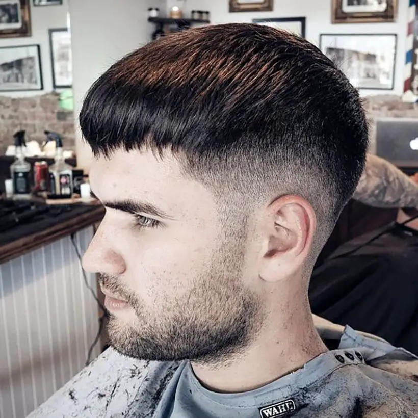 Mushroom Haircut with Trimmed Side
