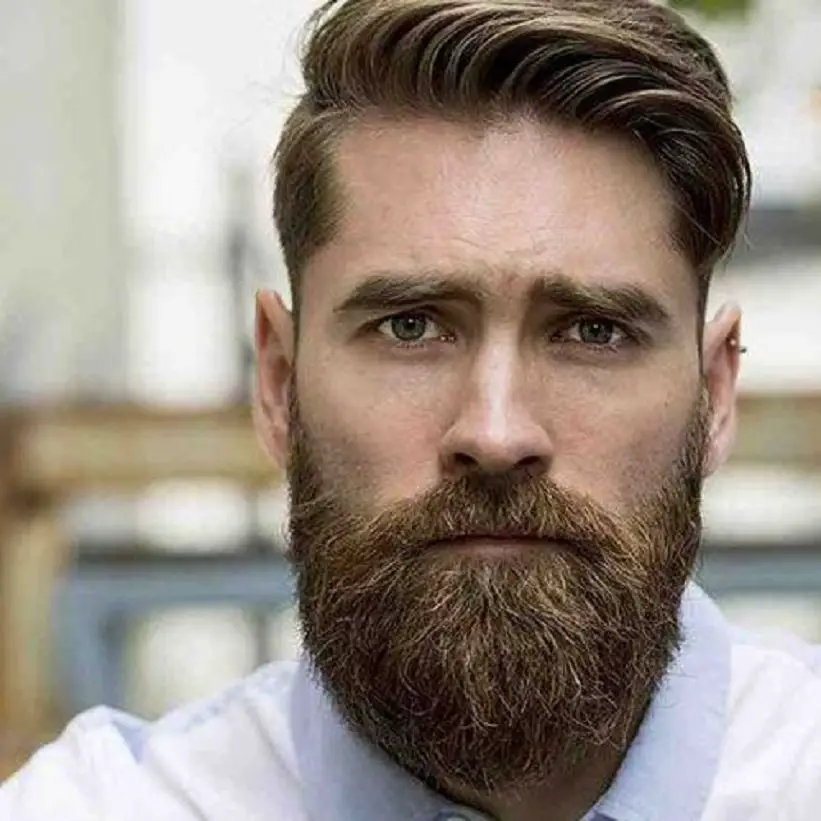 Perfectly Trimmed Mustache and Beard