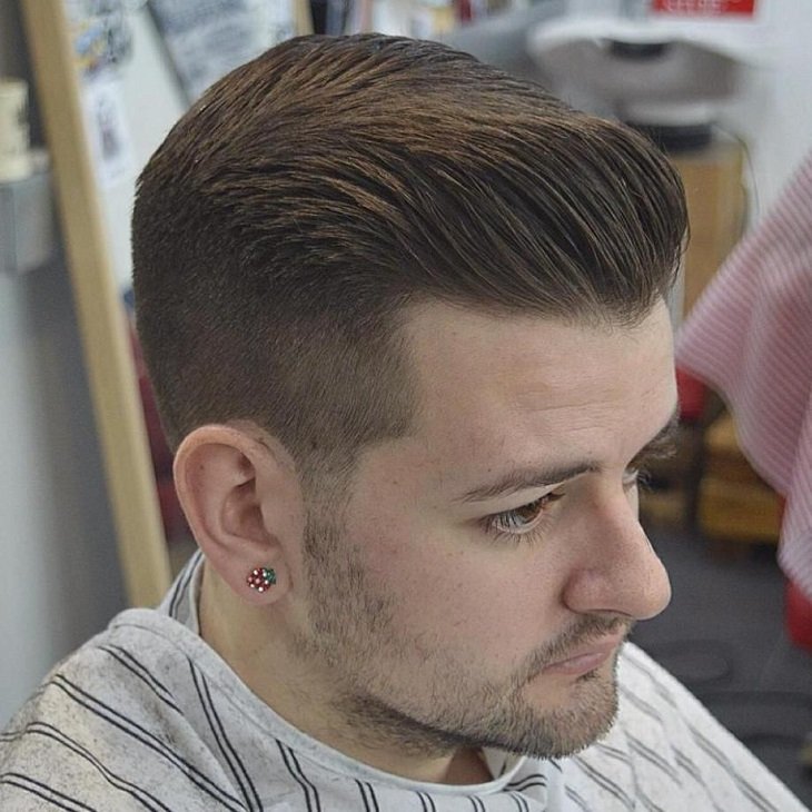 Pompadour Short Haircuts for White Guys