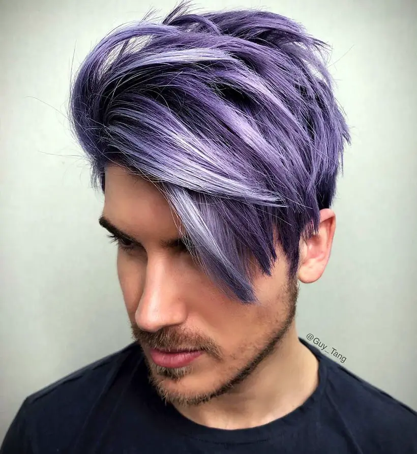 Purple Hair Men You Might Like Purple Hair 2022 Hair Loss Geeks 1397