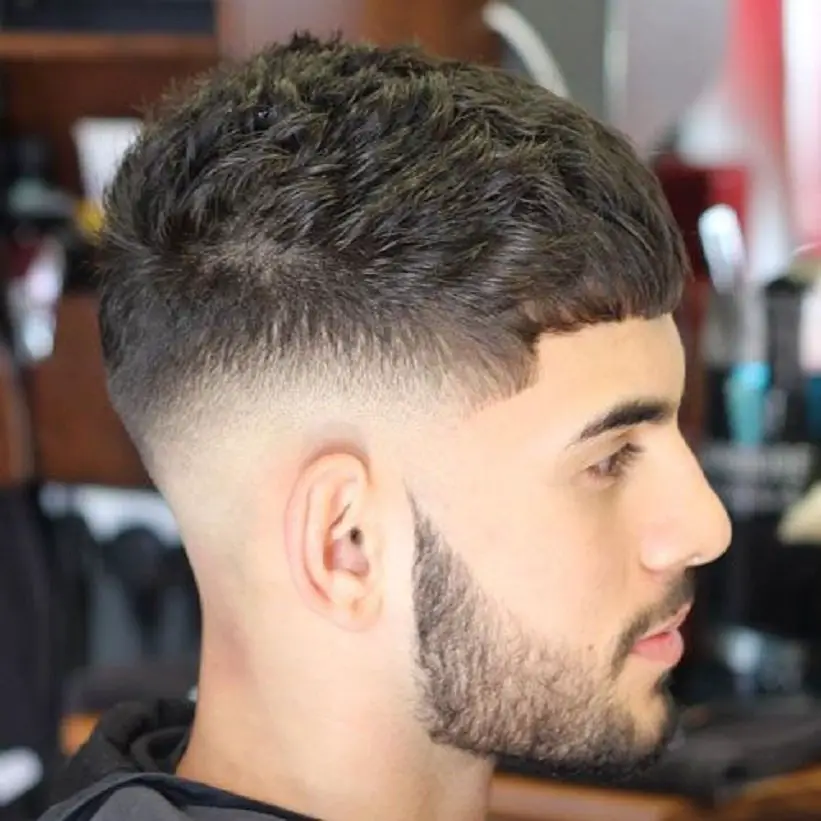Side-Swept Textured Haircut