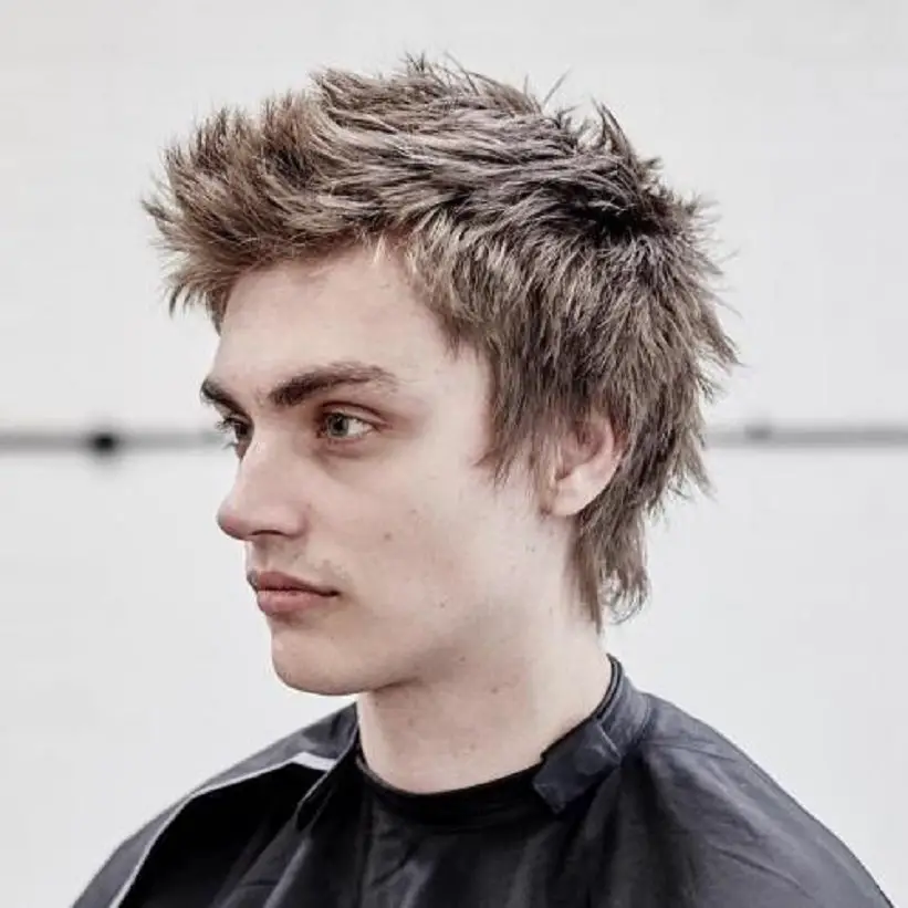 Spiky Shaggy Haircut for Men