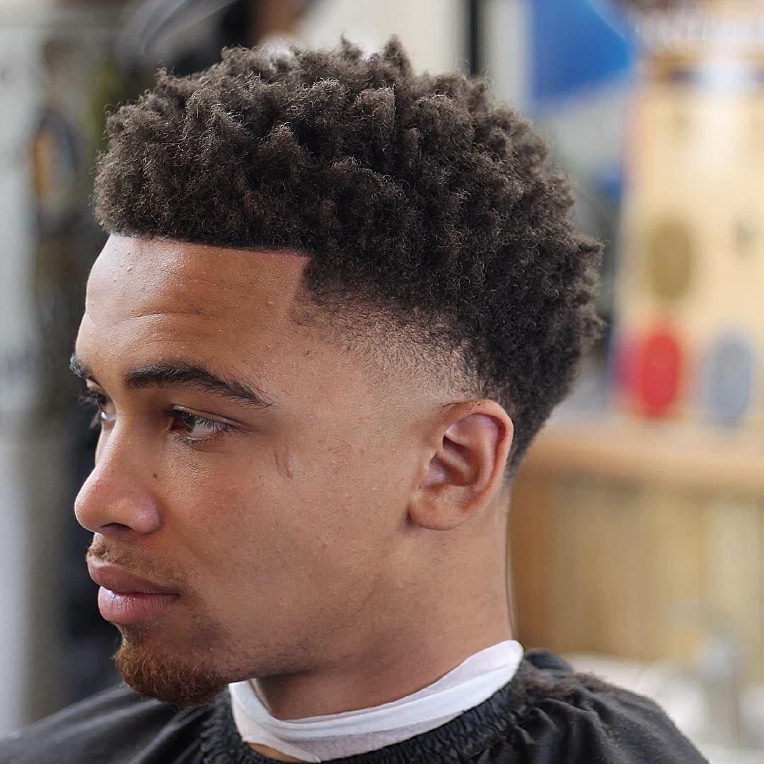 Taper Fade + Afro