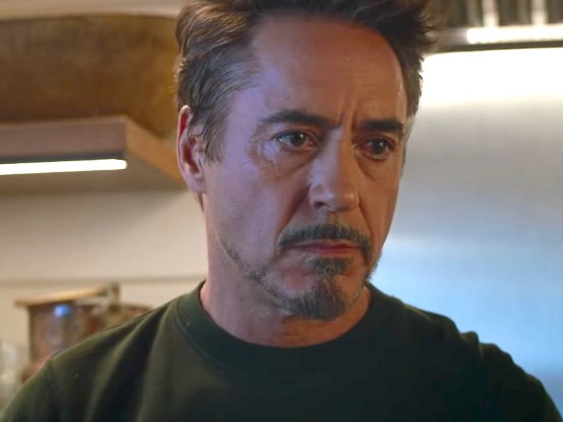 Tony Stark Beard Iron Man 3 Silver Blonde with Spiky Hair