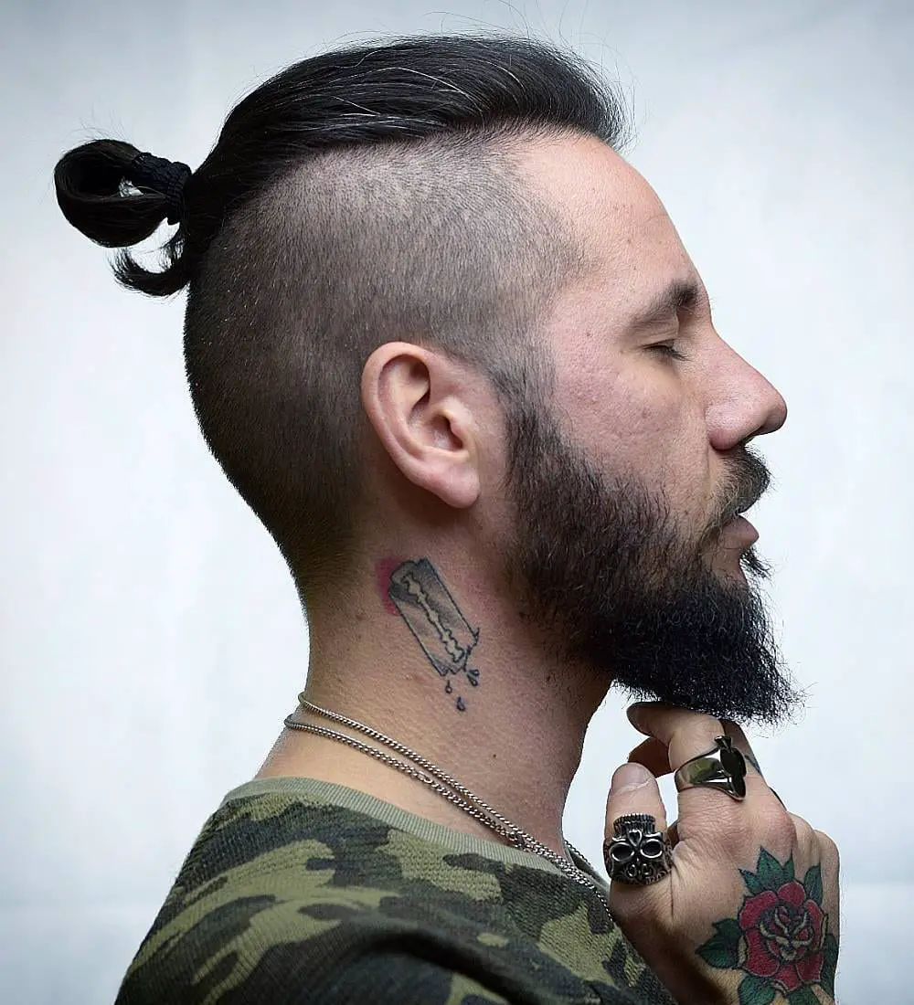 Top Knot with Undercut
