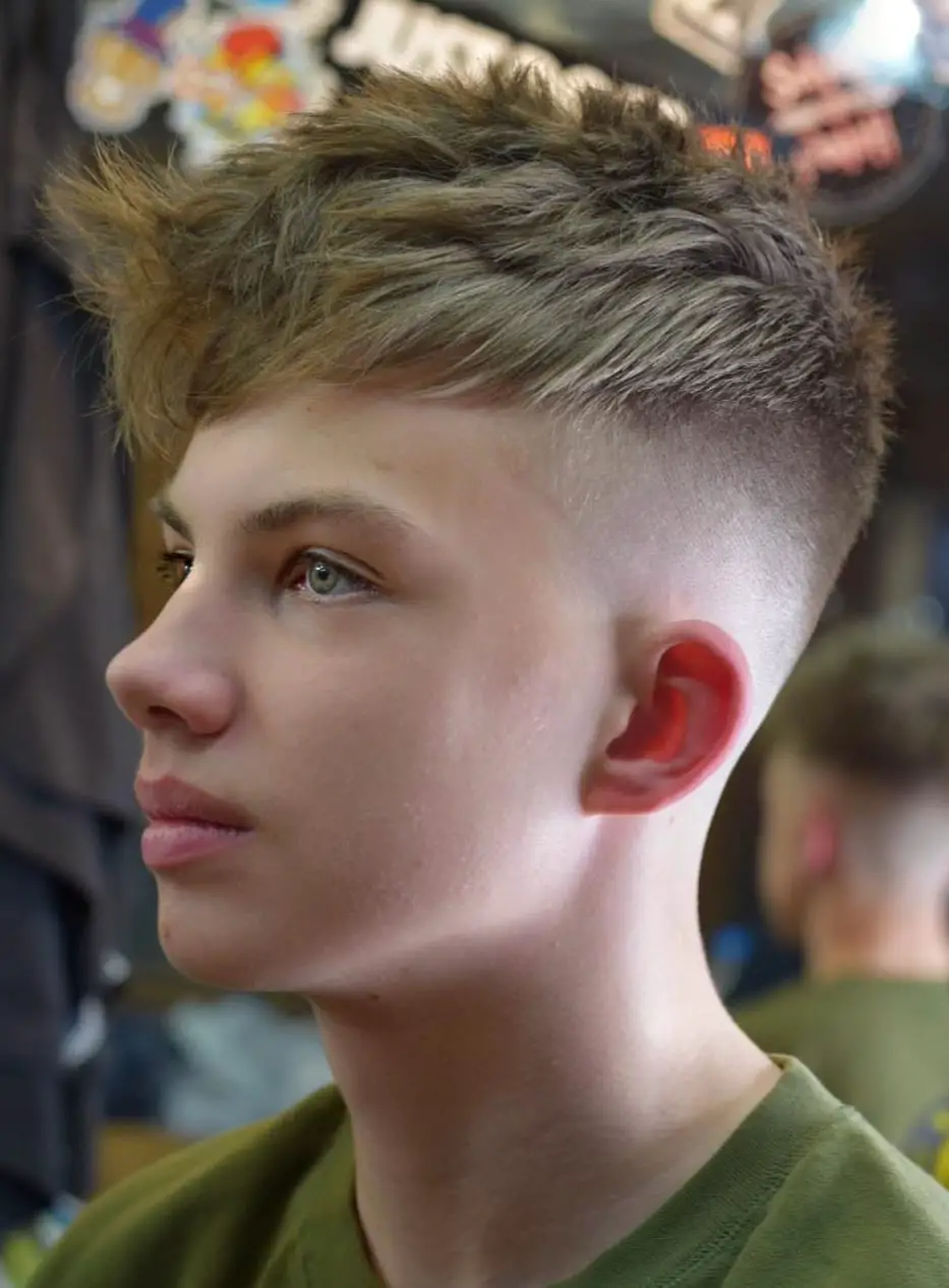 White Boy Haircut Fringe