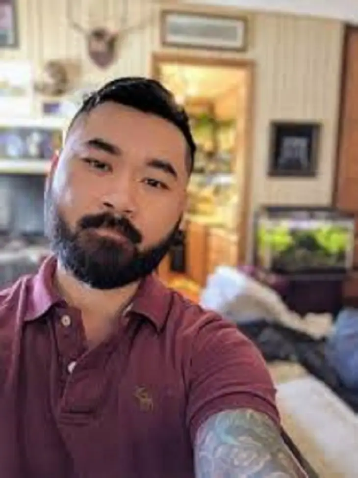 asian beards with mustache