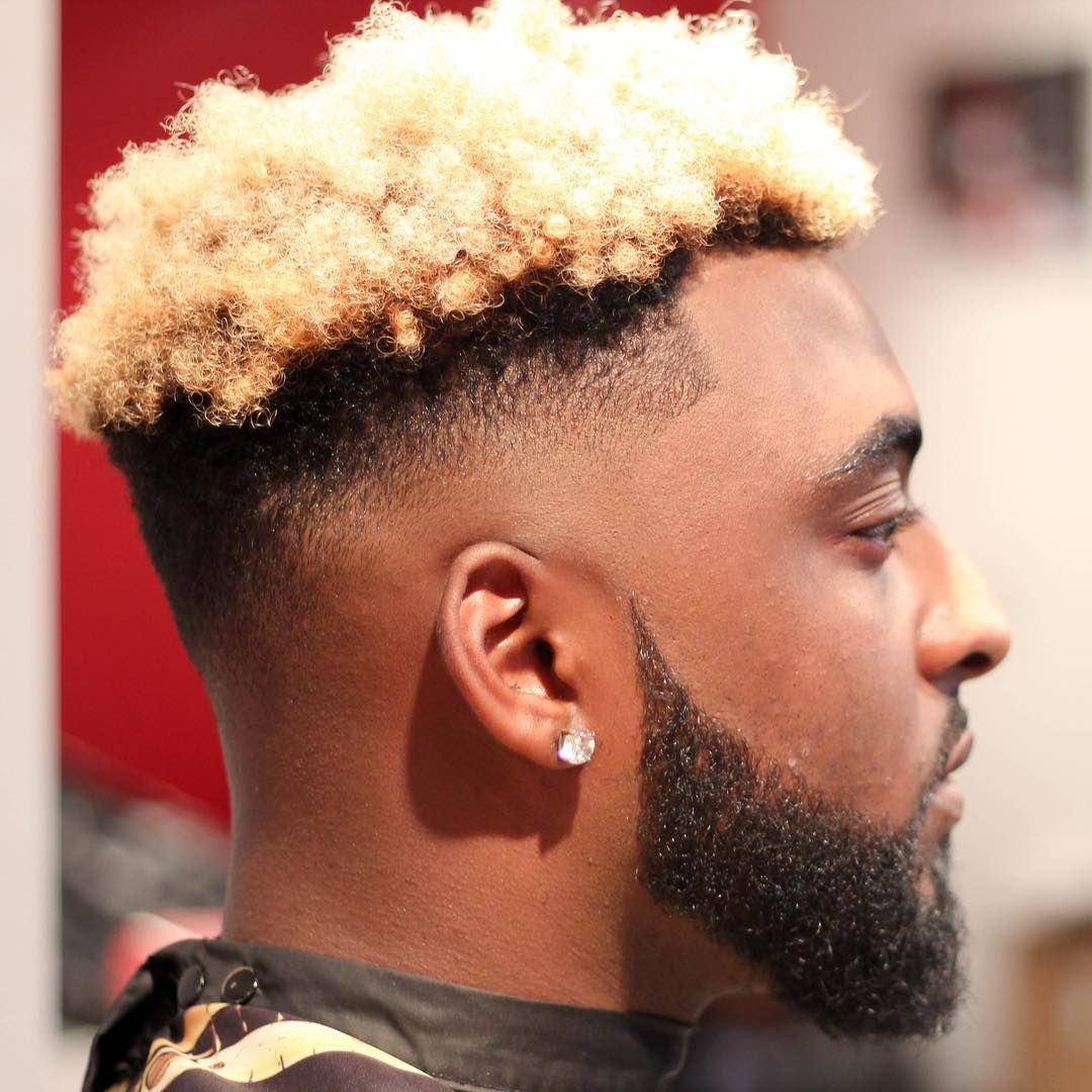 blonde hair dye for black men